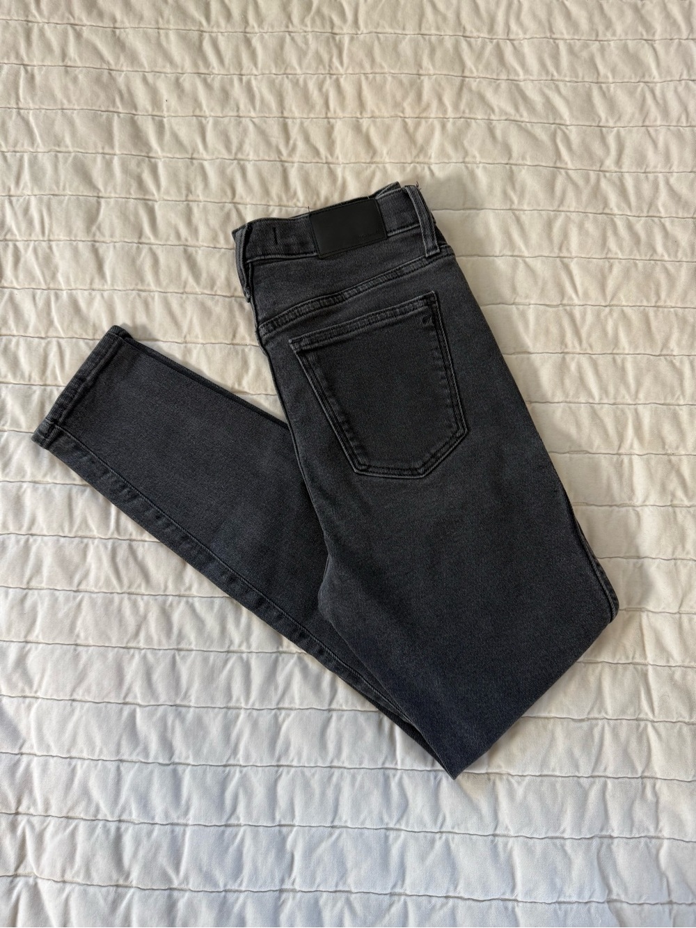 Madewell Women’s 10” High- Rise Skinny Jeans in Washed Black - Size 29